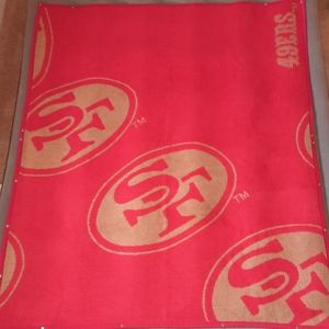 RARE Vintage 1990s San Francisco 49ers Biederlack Blanket